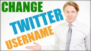 Change Twitter Handle